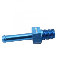 Aeroflow Male NPT to Barb Straight Adapter 1/16" to3/16" Blue