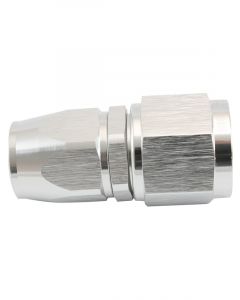 Aeroflow Straight Stepped Hose End -10AN to -8 Hose Silver