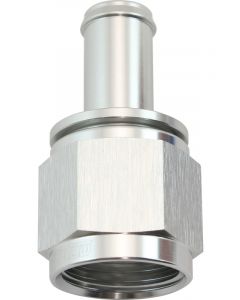 Aeroflow Straight Hose Barb 1/2" to -10AN Female Silver Finish