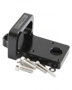 Aeroflow 4 Port Boost Solenoid Sensor Mounting Bracket Black Finish