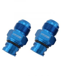 Aeroflow Cover Breather Adapter Blue Male -10AN Ford Coyote