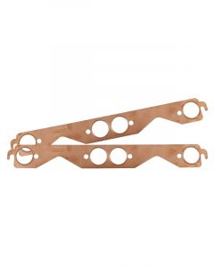 Aeroflow Round Port Exhaust Gaskets 1.375" x 1.375" Fits SBC