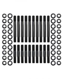 Aeroflow 4 Bolt Main Stud Kit 12Pt Nuts Fits SB Chev 350