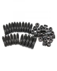 Aeroflow Oil Pan Stud Kit Black 12Pt Fits Holden V8 253-308