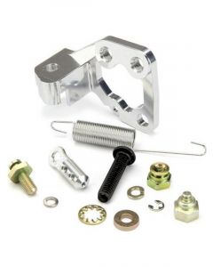 Lokar Holley Sniper Throttle & Kickdown Cable Bracket Polished