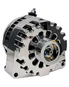 Mechman S Series 170 Amp Racing Alternator Polished Fits GM LS 96-06