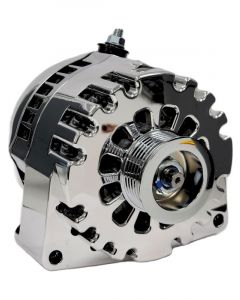 Mechman S Series 240 Amp Racing Alternator Chrome Fits GM LS 1996-06