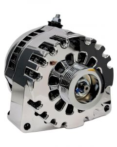 Mechman S Series 240 Amp Racing Alternator Polished Fits GM LS 96-06