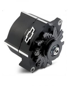 Proform 100 amp 1-Wire GM Alternator Black Crinkle Fits SBC BBC