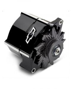 Proform 100 amp 1-Wire GM Alternator Liquid Black Fits SBC BBC