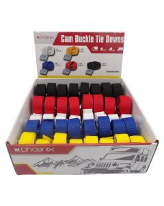 Phoenix Cam Strap Tie Down Counter Display 40 Pieces