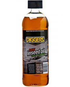 Diggers Raw Linseed Oil Natural Extract 1L