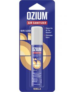 Ozium Air Sanitizer Freshener Vanilla Scent 0.8oz 22.6g