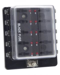 Baxters Fuse Box Wedge Type 10 Way With Led Indicator For Open