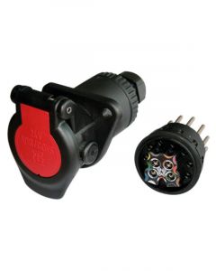 Erich Jaeger Erich Jaeger 15P Socket 24V Screw Term 15.5 Bayonette