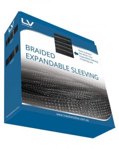 LV Braided Sleeving 3mm 15M Expandable Black