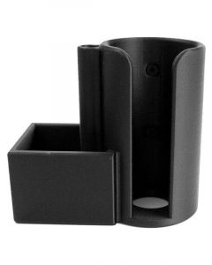 Accu-Force Spring Canister Cup 2-3/8in ID 5in Tall Plastic Black