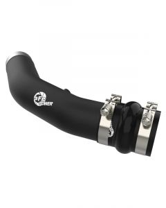 AFE Intercooler Pipe BladeRunner Black Intercooler Hot Side