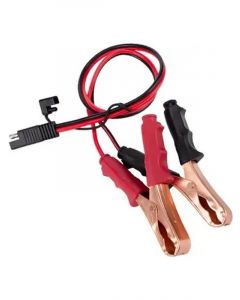 Air Lift Alligator Clips 2ft 12 Gauge Cables 2 Pin Connector Black / Red