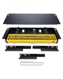 Carr Step Board Cargo Van Step 36x7in Yellow Fits Ford Van 2013-25 Kit