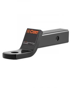 Curt Ball Mount Hitch 2in Hitch 7.5in 2in Drop 7500lb Steel Black