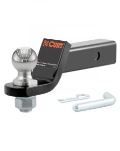 Curt Ball Mount Hitch 2in Hitch 7.5in 2in Drop 7500lb Clip Hitch Pin