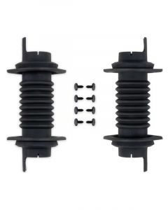 Detroit Speed Door Jamb Wiring Boot Kit Black Universal Pair