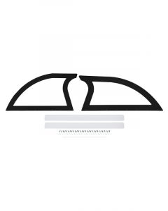 Dominator Racing Sail Panel Rear Plastic Black Dirt Late Model Kit
