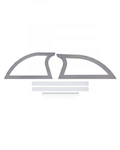 Dominator Racing Sail Panel Rear Plastic Gray Dirt Late Model Kit