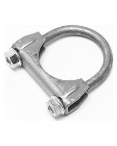 Dynomax Exhaust Clamp U-Clamp 1.75 in Diameter Steel Natural