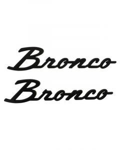 Ford Performance 21 -24 Bronco Classic Script Fender Badge Kit