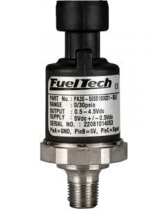 Fueltech Vacuum Sensor Black 1/8in NPT Male 0-30 psi