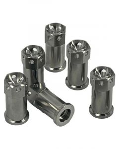 Gorsuch Performance Nut Quickchange 3/8 x 16 Titanium 6pk