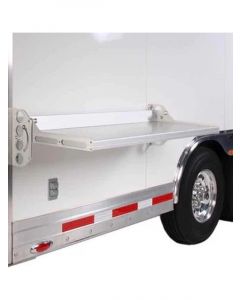 Hepfner Trailer Table Fold Down Wall Mount 49-1/4x20-1/8in Black