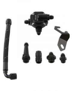 Holley Fuel Line EFI Stealth 6 AN Braided Pressure Regulator Kit