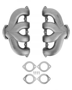 Hooker Exhaust Manifold Center Dump 2.5in Out Cast Iron For GM LT Pair