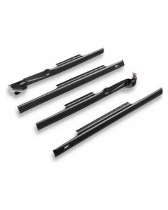 Husky Rocker Panel Guard Trail Armor Fits Crew Cab Ford 2021-2025 Kit
