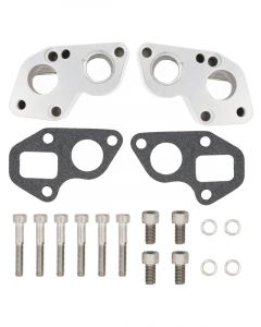 ICT Billet Adapter BBC to LT Water Pump Aluminium Clear Pair