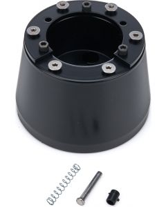 Ididit Steering Wheel Adapter 6-Bolt to Ididit Column OE Black