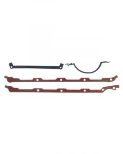Mahle Oil Pan Gasket Set Fits BBC Gen-4 Notched Side Rail