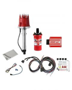 MSD Pro-Billet Ignition Bundle Kit 6AL Blaster Fits SBC BBC
