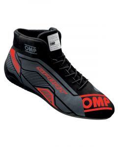 OMP Racing Driving Shoe Sport Black Red Euro 39 Pair