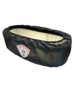 OTR Air Filter Wrap Oval 13 in L x 3.5 in W OTR Logo Polyester Black
