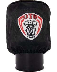 OTR Air Filter Wrap Round 4.25in Dia 4in Tall OTR Logo Polyester Black