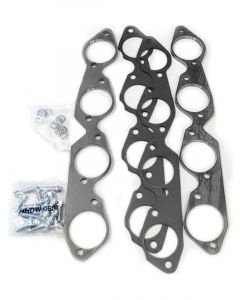 Patriot Exhaust Header Flange 0.375in Thick 2.5in Round Port BBC Pair
