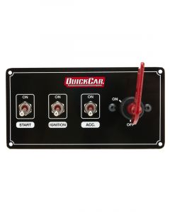 Quickcar Racing Ignition Panel Weather Proof w/ MSD 1 Acc.