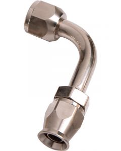 Aeroflow Air Con 90 Degree Fitting -6AN Without Charge Port