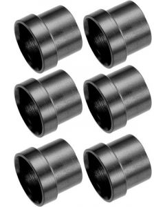 Redhorse Performance Tube Sleeve 3 AN 3/16in Tube Black Set of 6
