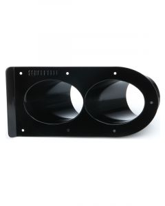 Schoenfeld Tail Pipe Saver 3in Dual 45deg Black