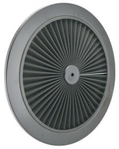Specialty Products Air Cleaner Top 14in Flow-Thru Black Filter